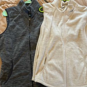 ST John’s Bay fleece athletic vests(2)